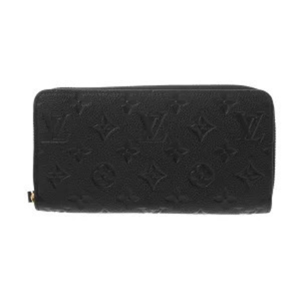 Louis Vuitton Monogram Empreinte Zippy Wallet Noir Black Long